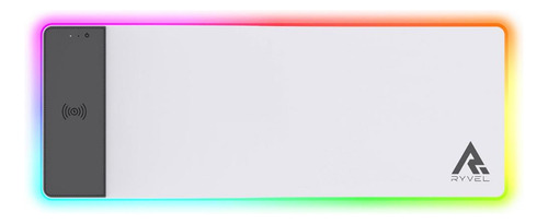 Mousepad Gamer Ryvel White Rgb Charge, Grande, 800x300mm