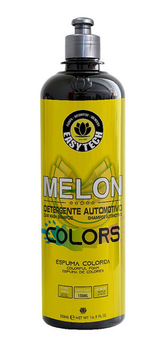 Shampoo Automotivo Melon Colors Amarelo 1:150 500ml Easytech
