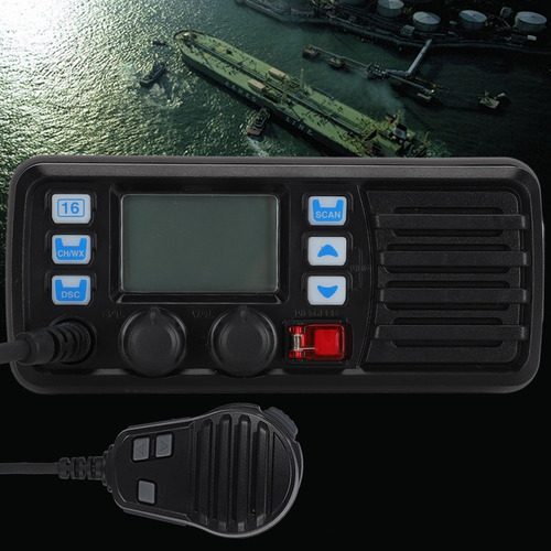 Rs-507m Barco Marino Radio Móvil Vhf Canal Meteorológico E