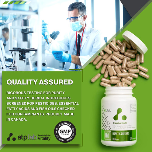 Supplement Atp Lab Hepatik Defense Liver Support 120 Caps