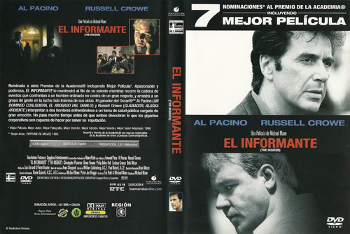 El Informante - The Insider - Al Pacino - Adicciones - Dvd