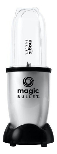 Licuadora Nutribullet MBR Magic Bullet 510 mL plata con vaso de plástico 120V - Incluye 11 accesorios