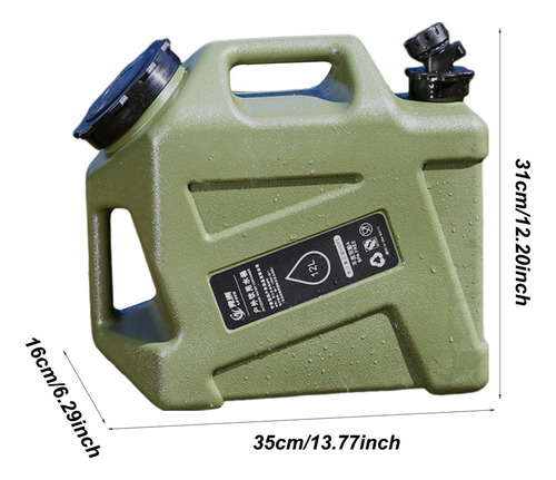Bidón De Agua Jarra De Agua Para Acampar Tanque De Agua De 1
