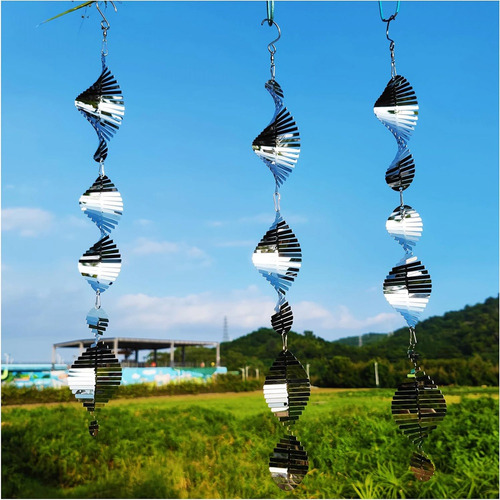 Juego De Discos Para Ahuyentar Pájaros Altamente Reflectante