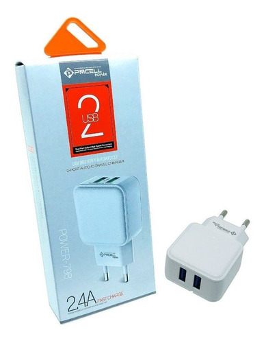 Fonte Carregador Tomada Casa Celular Turbo 2 Usb Hc-22