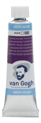 Tinta Aquarela Talens Van Gogh Quinacridone Purple Red 592 T