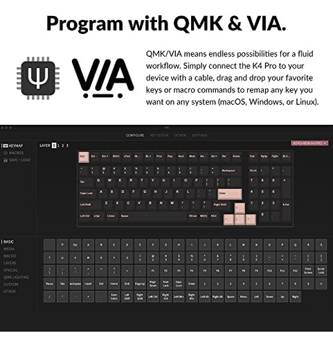 Keychron K4 Pro: Teclado Mecánico Inalámbrico Personalizable