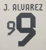Comprar Estampado 9 J.alvarez Argentina Qatar 2022 Titula-utilería  