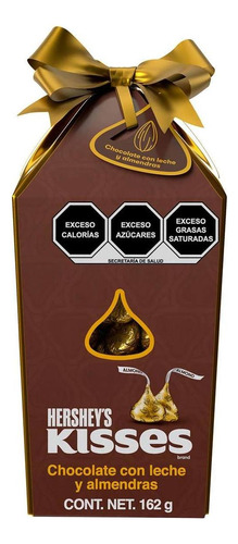 Chocolate Hershey's Kisses Caja Regalo Gigante Almendra 162g