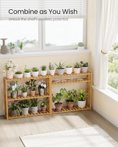 Estantería De Bambú Multifuncional Con 3 Estantes Para Baño