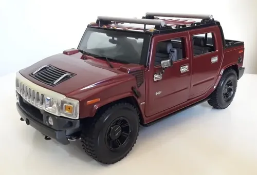 Jipe Hummer H2 1:18 Maisto 4x4 Pick-up Jeep Willys Cross Big Jipe Hummer H2 1:18 Maisto 4x4 Pick-up Jeep Willys Cross Big