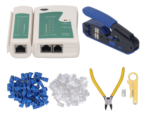 Kit De Herramientas Para Prensar Cables Rj45, Alicates Para