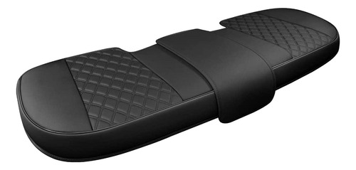 Funda De Cuero De Pu De Lujo Para Asiento De Trasero Negro