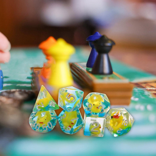 Juego De Dados Poliédricos De 7 Piezas D4-d20 Dados De