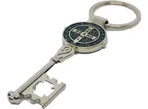 Comprar 50 Llaveros San Benito Acero Inox 11 Cm Bolsita Celofán Misa