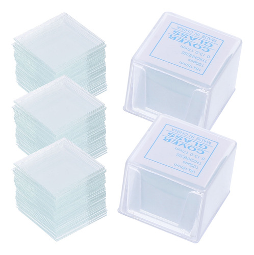 Carátulas Para Microscopio, 500 Unidades, Cubiertas Para Mic