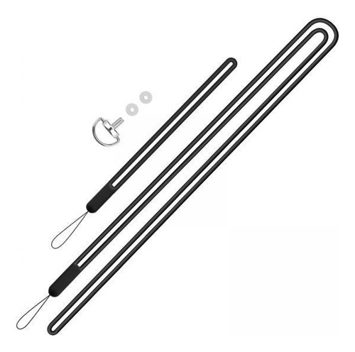 2 Correa De Muñeca Para Mano, Cordón Para El Cuello Negro
