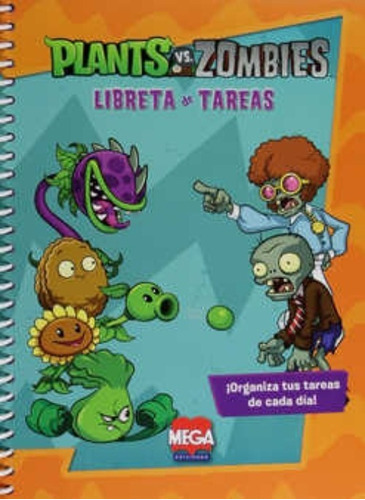 Plantas Vs Zombies Libreta De Tareas, De Sin . Editorial Mega Ediciones En Español