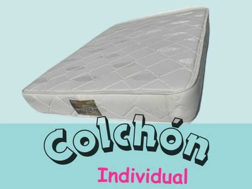 Colchon Individual Resorte Ecoflex El Oasis 