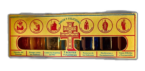 Estuche Amor Y Felicidad 7 Aceites, 7 Fuerzas