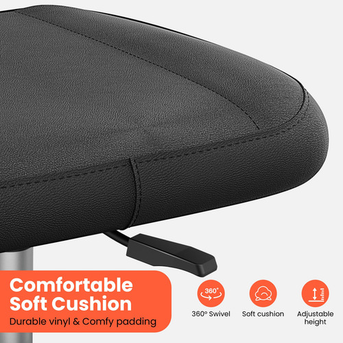 Reposapiés Ajustable Con Ruedas Giratorias Color Negro
