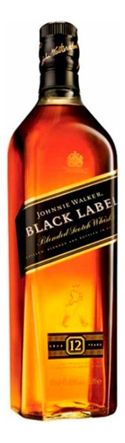 Johnnie Walker Black Label 1 Litro 12 Años