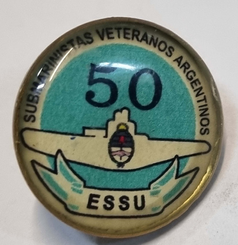 Antiguo Pin Essu Submarinistas Veteranos Argentinos