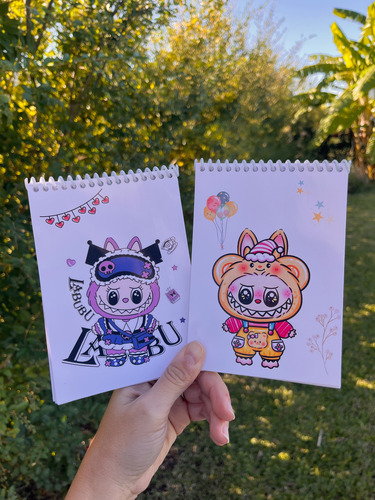Anotadores Temático Labubu Souvenirs X20 Tamaño 10x15cm