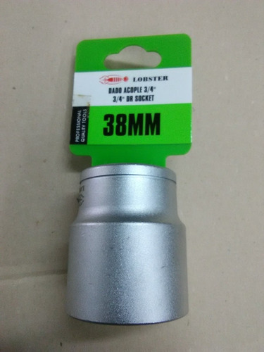 Dado 38 Mm Ac 3/4 Marca Lobster