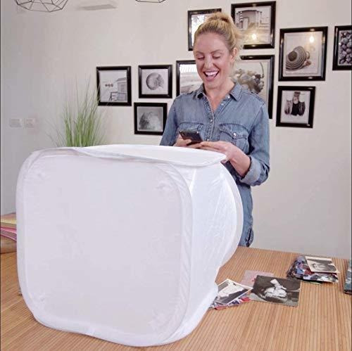 Imagen 3 de 5 de Photomyne 23.6x23.6 Inch / 60x60 Cm Carpa Para Estudio Fotog