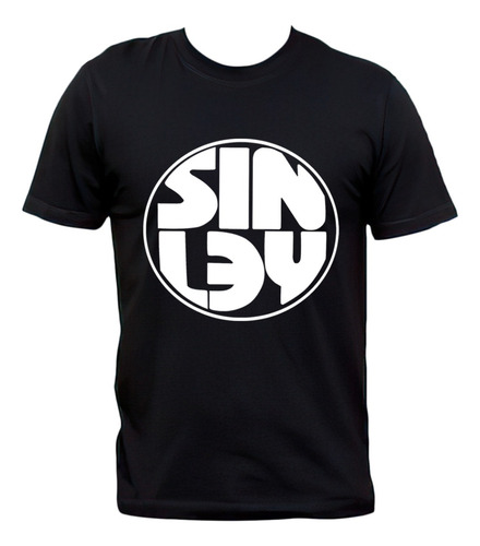 Remeras Negras Sin Ley Punk Argentino 100% Algodón
