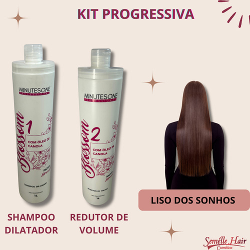 Semélle Hair Progressiva Blossom: Hidratação E Alisamento