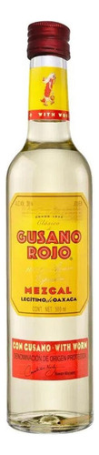 Pack De 4 Mezcal Gusano Rojo 500 Ml