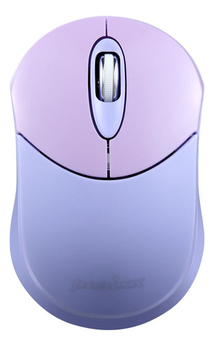 Mini Mouse Ambidiestro Inalámbrico Perixx 802 Bluetooth Color Violeta Oscuro