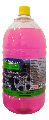 Shampoo Para Carros Y Motos Glisoap Jabón Para Lavar Autos