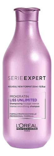 Shampoo Loreal Profesional Liss Unlimited 300ml Pelo Alisado