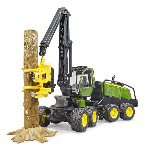 Bruder 02135 John Deere 1270g Harvester With 1 Trunk