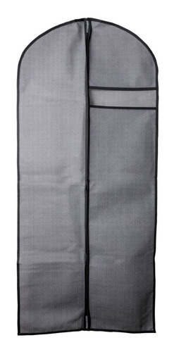Bolsa Colgante Para Ropa Vestidos Cubre Polvo 60x135 Color Gris oscuro