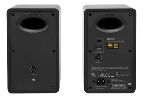 Edifier M60 Parlantes 2.0 Hi Res Bt Usb-c 66w Con Soporte