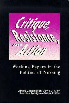 Libro Critique, Resistance And Action : Working Papers In...
