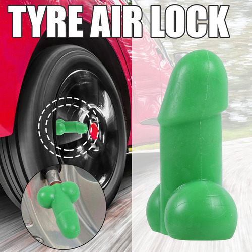 J Prank Penis Shaped Tire Cap- 1 Pack, Great For Pranks 775j