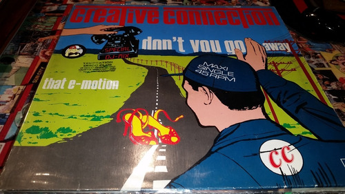 Creative Connection Don't You Go Away Vinilo Maxi 1986