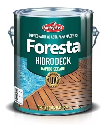 Foresta Hidro Deck Impregnante Madera En Exteriores 1 Litro