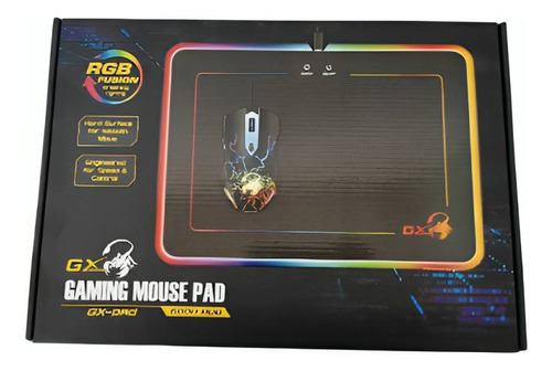 Mouse Pad Gamer Marca Genius Rgb Iluminado Y Antideslizante