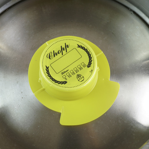 Lacre Para Barril De Chopp Lkl Kit Com 100 Unidades Amarelo
