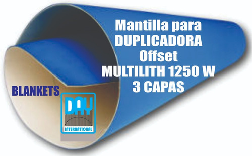 Mantilla Para Duplicadora Multilth 1250 W Offset 280 X 470