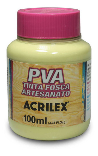 Pva Tinta Fosca 100ml Para Artesanato Acrilex - Cores Cor Verde (ALECRIM)