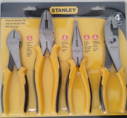 Liquidacion- Juego 4 Alicates - Stanley Mod 70-762