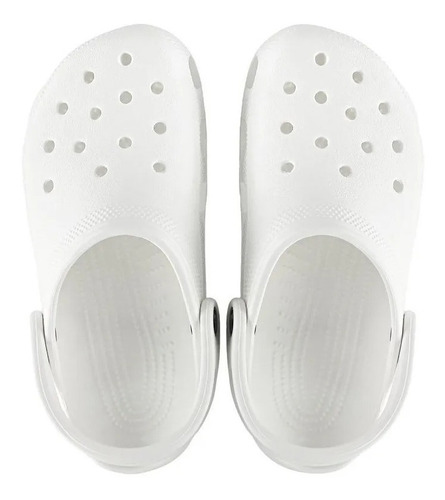 Sandalias Crocs Originales Slate Black / White Classic Clog | Meses sin  intereses