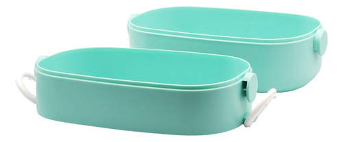 Contenedor De Alimentos Con Cubiertos Hermético Multicolor